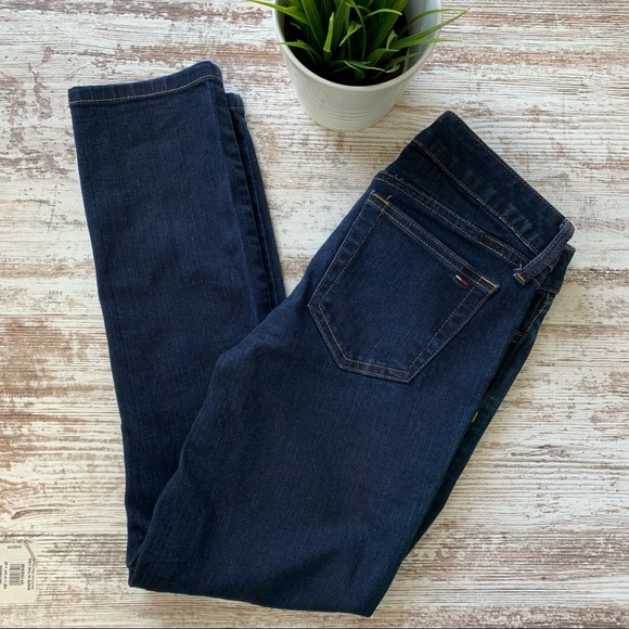 TOMMY HILFIGER Denim Straight Leg Jeans 26 0 EUC - Picture 2 of 8